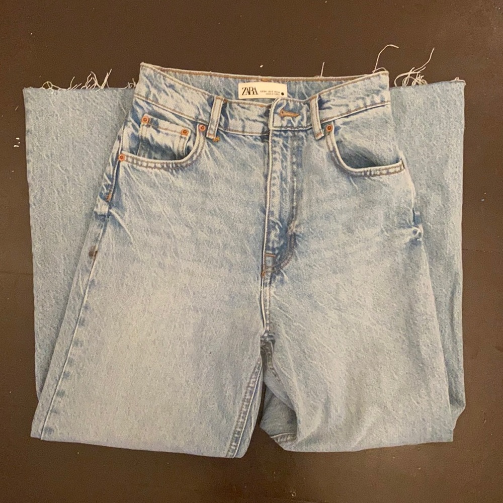 zara wise leg jeans